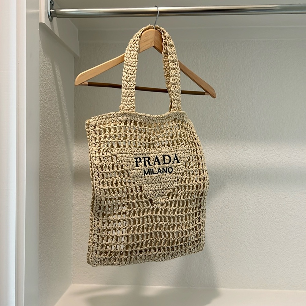 Rattan Beach Bag BNWOT